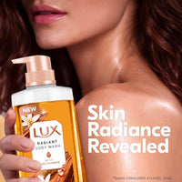 LUX Sandal Spell Bodywash, 750ml, for Soft & Smooth Skin, with Niacinamide & Sandalwood Fragrance, Quick Rinse, UpTo 12H^ Long-Lasting Fragrance