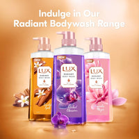 LUX Sandal Spell Bodywash, 750ml, for Soft & Smooth Skin, with Niacinamide & Sandalwood Fragrance, Quick Rinse, UpTo 12H^ Long-Lasting Fragrance