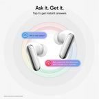 realme Buds Air 8 Pro TWS Earbuds with 11mm+6mm Dual DAC Drivers| 55dB ANC| 6-Mic VPU| 3D Spatial Audio |50H Playtime| IP55 Rating (Master White)
