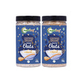 Nutriorg Organic Instant 400g & Steel Cuts Oats 750g (Combo of 2), Gluten Free, Weight Management, Fiber Rich Oats