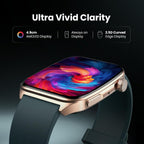Titan Smart 4.0 Smart Watch with 1.93” AMOLED Display, Infinite AI Watch Faces, AI Voice assistant, Smart Hydration, Multiple Menu Styles, QR Hub, 100+ Multisports, BT Calling, HRM, SpO2 - Teal Green