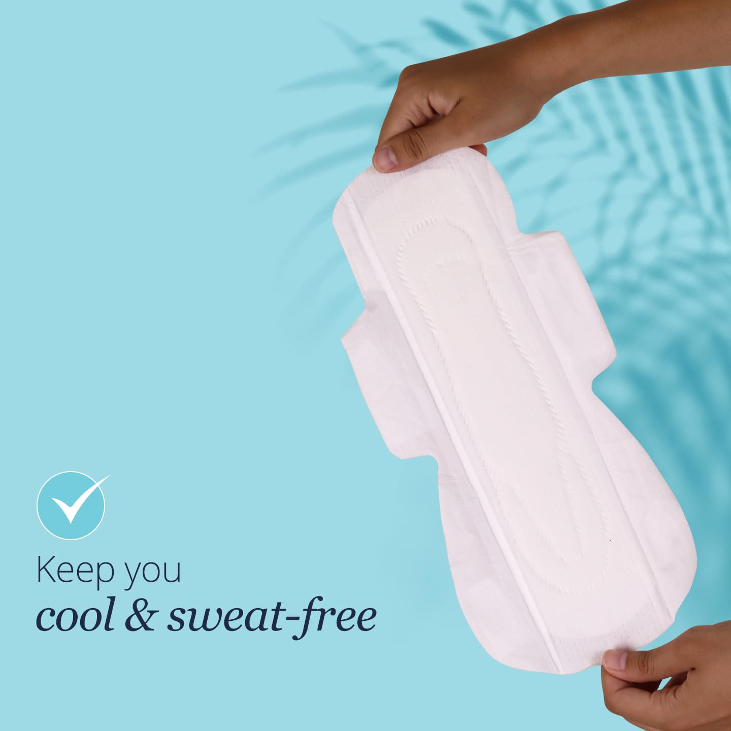 Carmesi Air Feel Sanitary Pads With Dual Airflow Pores - 40 XL Pads With Wide Back | Keeps You Dry, Sweat-Free, Rash-Free & Comfy | Soft, Lightweight & Ultra-Thin | Super-Absorbent Core | Non-Toxic