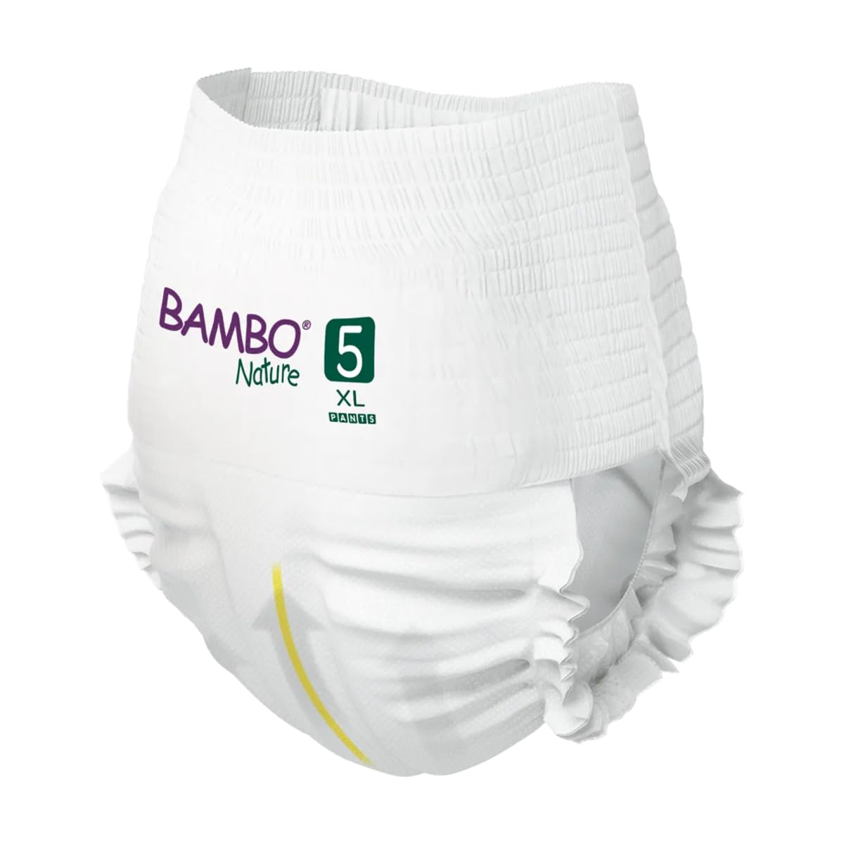 Bambo Nature Premium Baby Pants Diapers for Kids XL Size (12-18 Kgs) - Super Absorbent, Breathable, Extra Soft, Dermatologically Tested, Hypoallergenic Nappies With Wetness Indicator, 57 Count