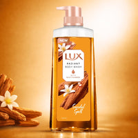 LUX Sandal Spell Bodywash, 750ml, for Soft & Smooth Skin, with Niacinamide & Sandalwood Fragrance, Quick Rinse, UpTo 12H^ Long-Lasting Fragrance