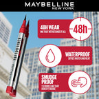 Maybelline New York Tattoo 48H Liquid Pen EyeLiner, Black