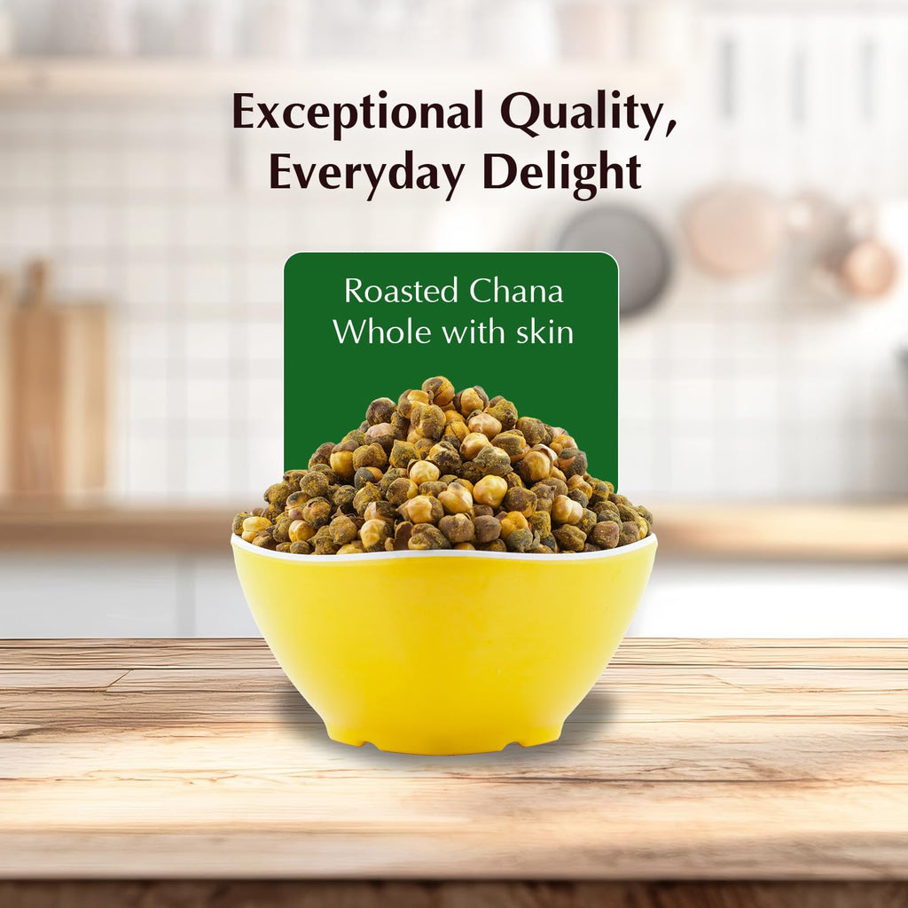 Vedaka Roasted Chana Whole With Skin | 500 g