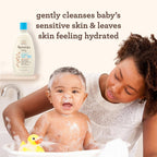 AVEENO BABY Sensitive Skin Bubble Bath with Oat Extract, Gently Cleanses and Leaves Skin Feeling Hydrated, Tear-Free Formula, Hypoallergenic, Paraben-, Phthalate-, Soap- & Dye-Free, 19.2 fl. Oz 568ML