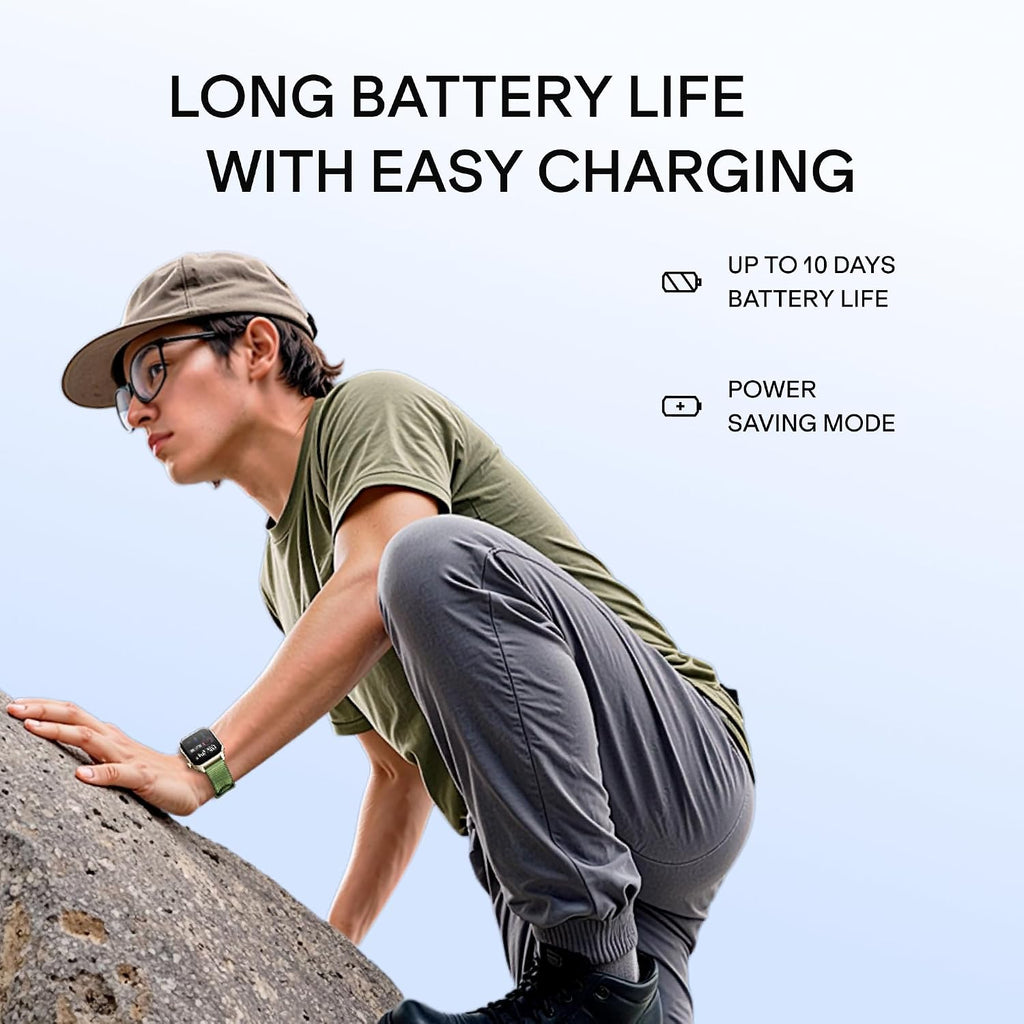 boAt New Launch Ultima Vogue 2, India's First AMOLED Type-C Smartwatch, 1.96" Display, 1000 nits Brightness, Metal Body w/Premium Straps, 10-Days Battery Life, Smartwatch for Men & Women (Jade Green)