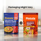 Pintola 26g High Protein Masala Oats 750g, Magic Masala, Breakfast Cereal with High Fiber & Veggies, No Palm Oil, No Preservatives, 5 min Healthy Snack, Helps Manage Weight, Gym Endurance & Gut Friendly