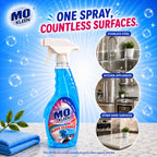 MO KLEEN Glass Cleaner Ultra Shine 5Kg | Anti-Bacterial Glass & Surface Cleaner | Streak-Free Shine for Mirrors, Glass, Screens & Furniture