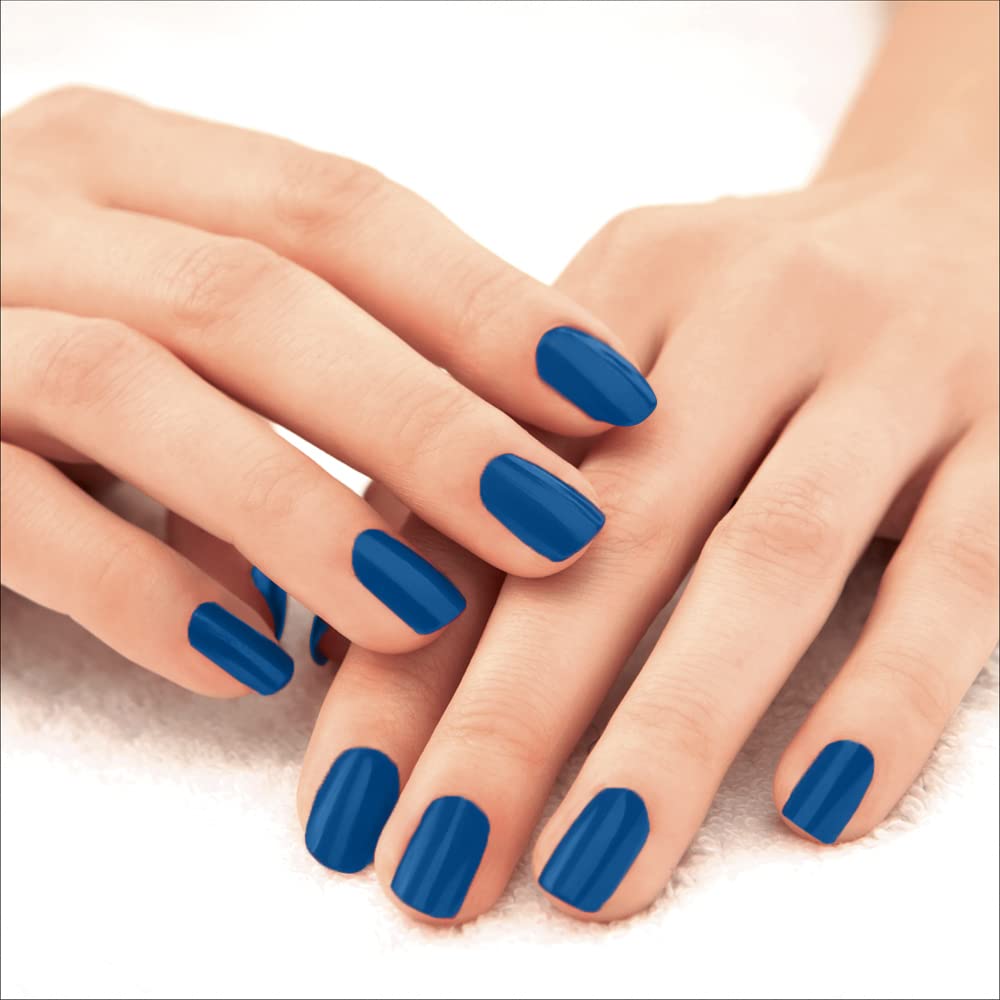 LAKMÉ 9 To 5 Primer + Glossy Finish Nail Colour|| Blueocean|| 6Ml