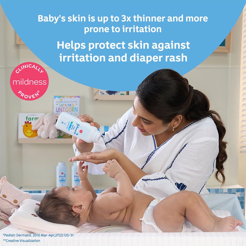 Johnson's Baby Powder for Babies (400g) (Pack of 2)