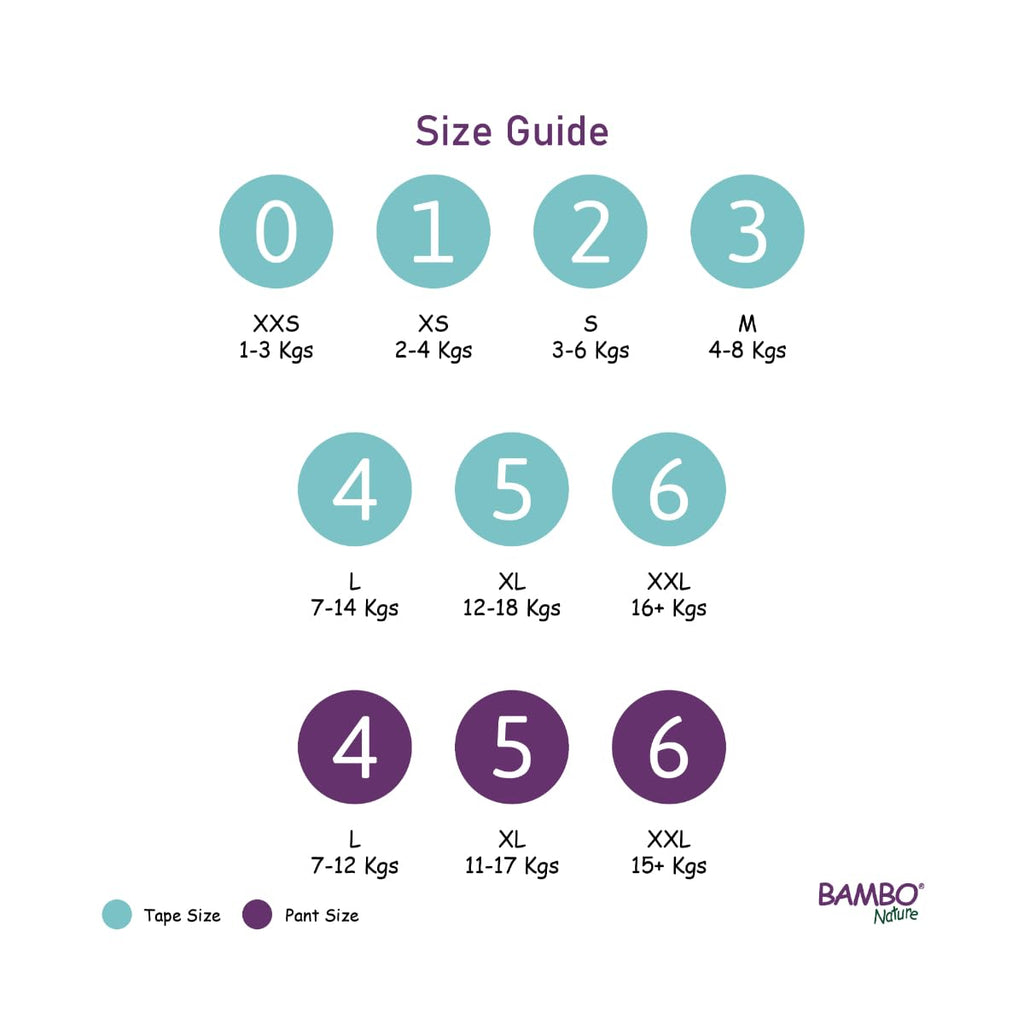 Bambo Nature Premium Baby Pants Diapers for Kids XL Size (12-18 Kgs) - Super Absorbent, Breathable, Extra Soft, Dermatologically Tested, Hypoallergenic Nappies With Wetness Indicator, 57 Count