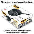 Hawkins Futura 3 Litre Saucepan, Non Stick Sauce Pan with Stainless Steel Lid, Small Sauce Pan, Black (NS30S)