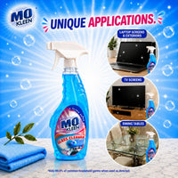 MO KLEEN Glass Cleaner Ultra Shine 5Kg | Anti-Bacterial Glass & Surface Cleaner | Streak-Free Shine for Mirrors, Glass, Screens & Furniture