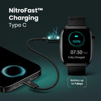 Titan Smart 4.0 Smart Watch with 1.93” AMOLED Display, Infinite AI Watch Faces, AI Voice assistant, Smart Hydration, Multiple Menu Styles, QR Hub, 100+ Multisports, BT Calling, HRM, SpO2 - Teal Green
