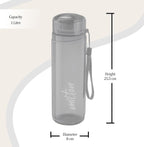 MILTON Hector 1000 Pet Water Bottles, Set of 3, 1 Litre Each, Assorted, Reusable Plastic Fridge Bottle, BPA Free and Leak Proof Bottles for Travel, Work
