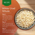 Vedaka Unpolished White Urad Whole | 1 Kg