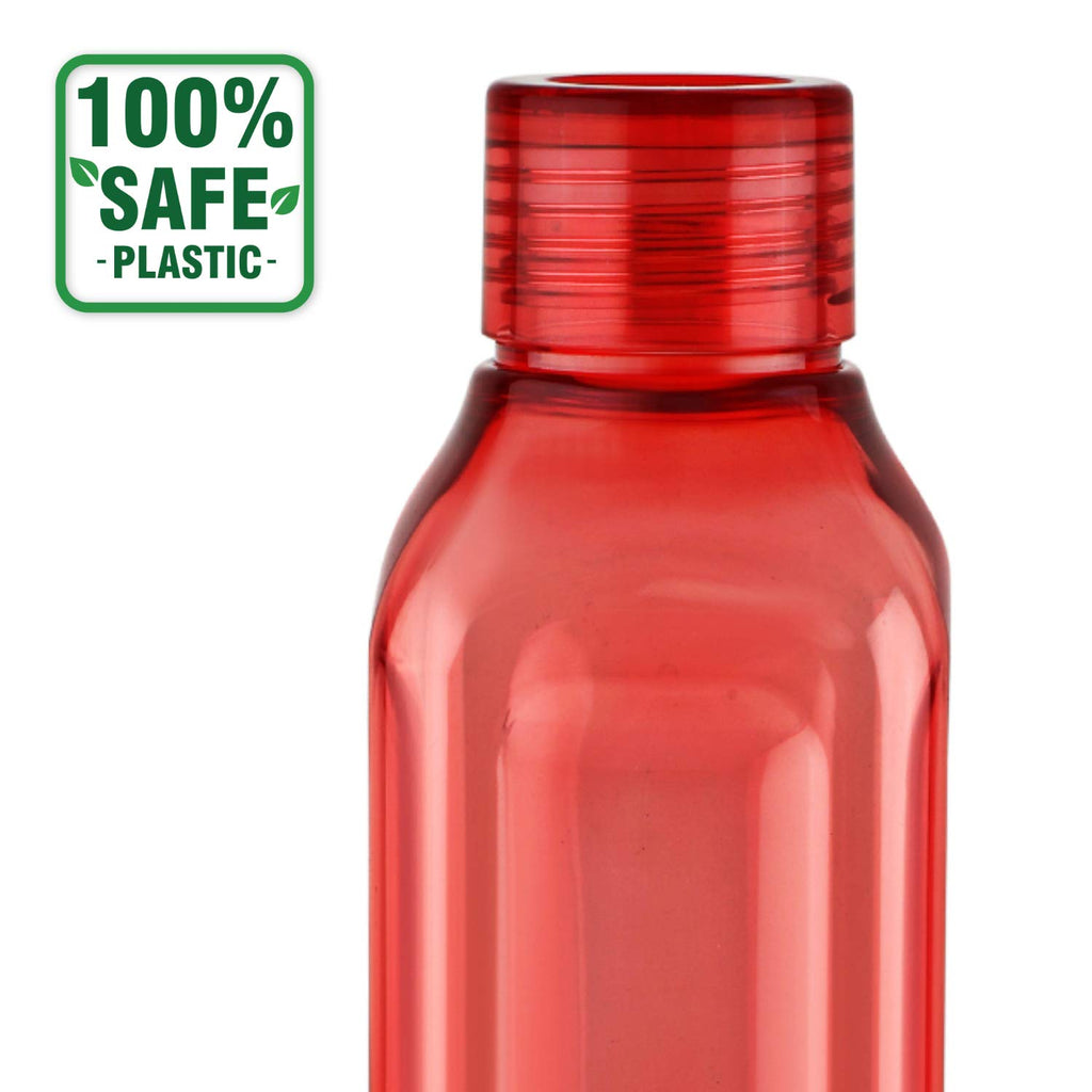 CELLO Venice Exclusive Edition Water Bottles Set of 3, 1000ml Each Red | Unbreakable, Food Grade, Air Tight, Leakproof Bottle Set | Reusable Set of Fridge Pet Water Bottles For Home, Office, Gifting