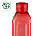 CELLO Venice Exclusive Edition Water Bottles Set of 3, 1000ml Each Red | Unbreakable, Food Grade, Air Tight, Leakproof Bottle Set | Reusable Set of Fridge Pet Water Bottles For Home, Office, Gifting