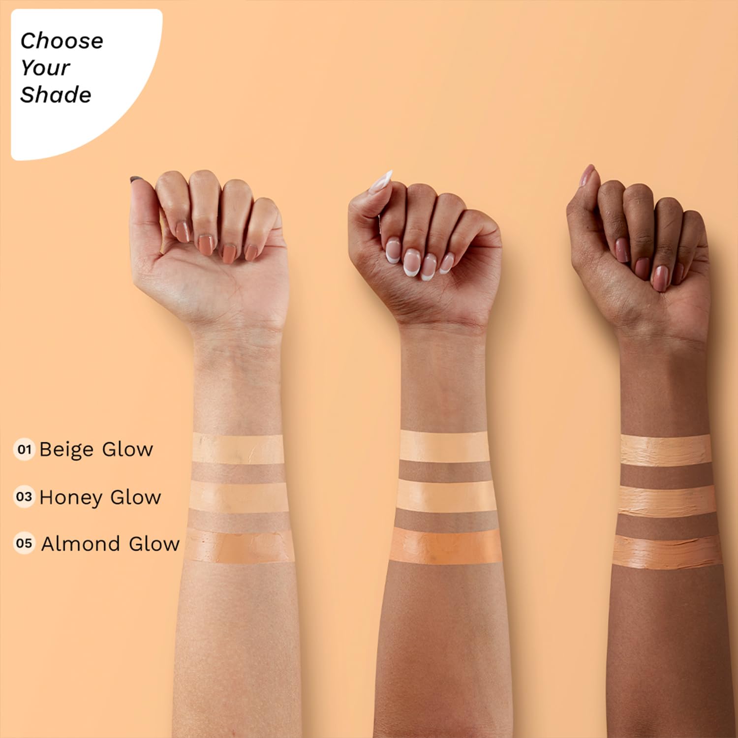 Pilgrim Beige Glow 3-In-1,30g