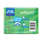 Whisper Ultra Upto No Gap No Leaks* Sanitary Pads, 7 XL+ Pads