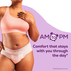 Evereve Period Panty For Girls & Women, (M-L), 10 Pcs, 360 Degree Coverage, 0% Leaks, High Absorbency For Heavy Flow, Maternity Delivery Pads, Postpartum & Overnight Protection, Disposable Panty