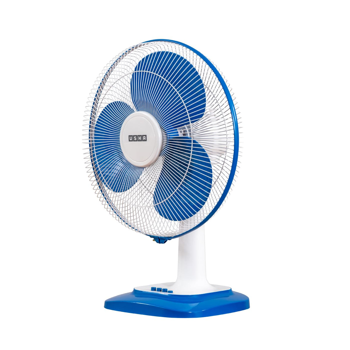 USHA Maxx Air 400MM High Speed Table Fan (Blue & White)