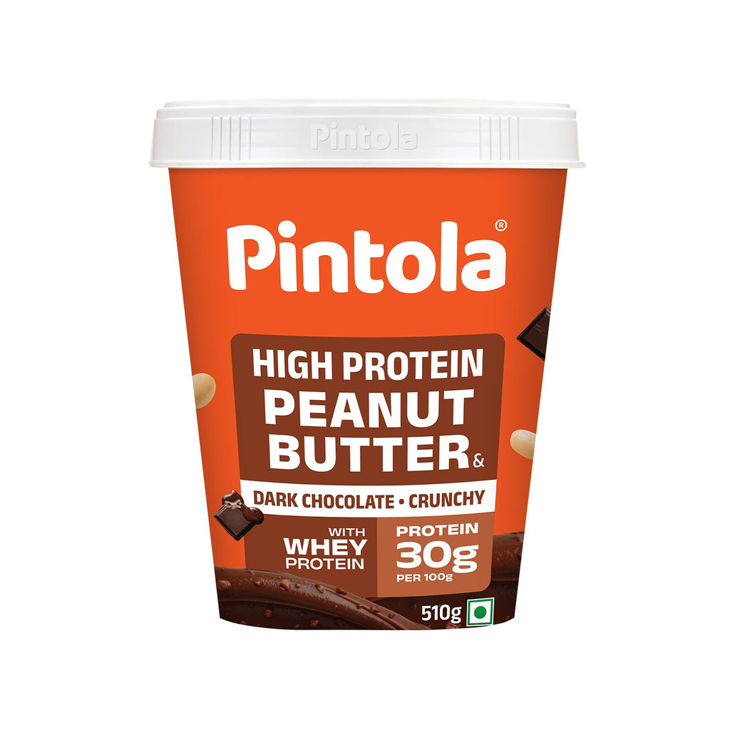 PINTOLA High Protein Peanut Butter Chocolate Flavour Crunchy 510g