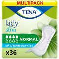 TENA Lady Normal Pads for Medium Bladder Weakness | 36 Pcs | Incontinence Pads Women | 27.7 Cm Long | Discreet & Secure | World's Leading Incontinence Brand