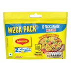 MAGGI 2-Minute Instant Noodles,840/900g Pouch (Pack of 12, 70/75g each)