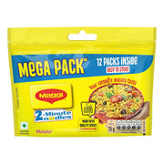 MAGGI 2-Minute Instant Noodles,840/900g Pouch (Pack of 12, 70/75g each)