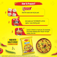 MAGGI 2-Minute Instant Noodles,840/900g Pouch (Pack of 12, 70/75g each)