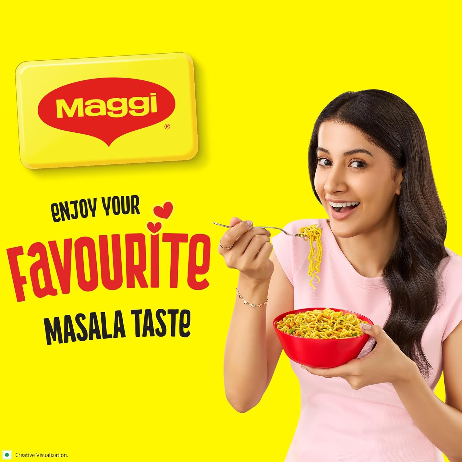 MAGGI 2-Minute Instant Noodles,840/900g Pouch (Pack of 12, 70/75g each)
