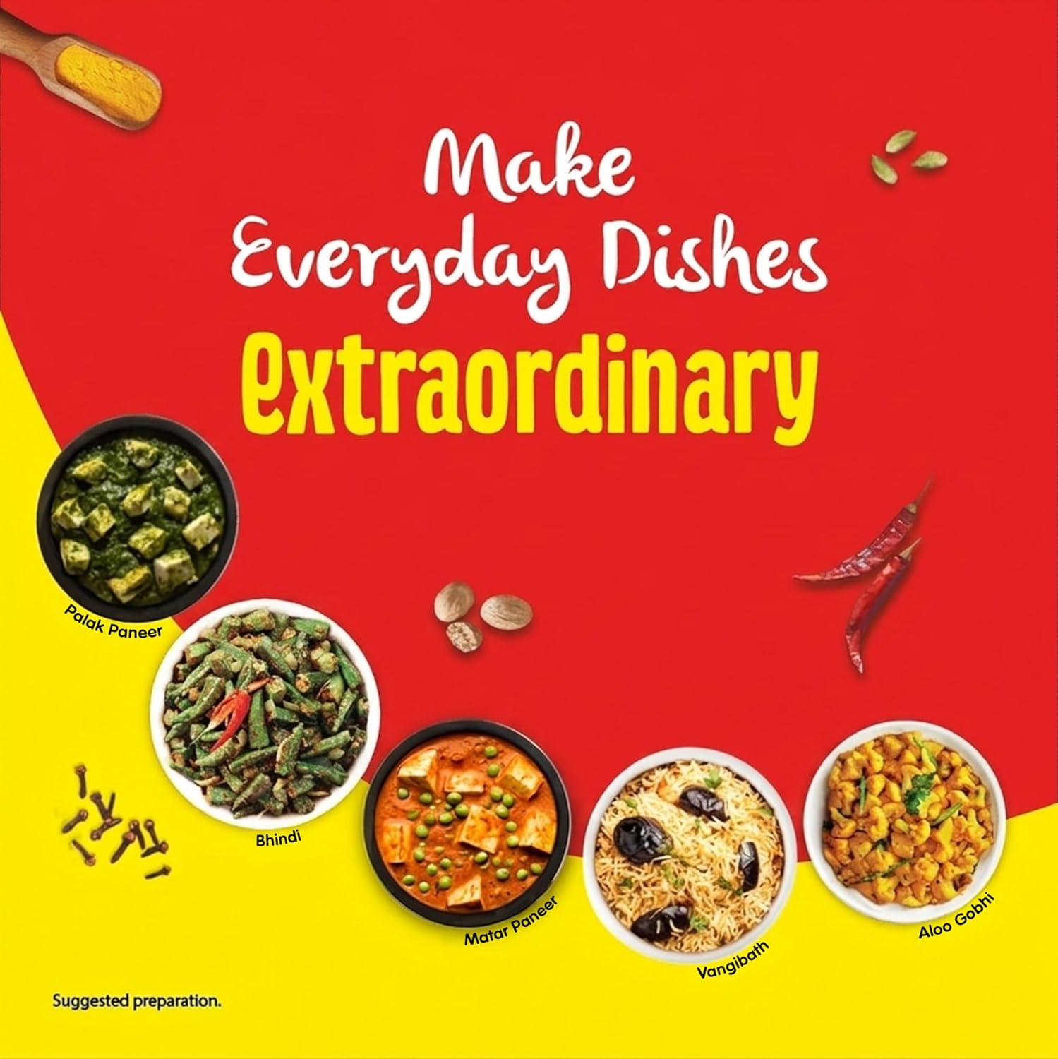 MAGGI Masala-ae-Magic Vegetable Masala, All in One | 120g Pouch (6g x 20 Sachets)