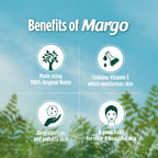 Margo Original Neem Soap 125gm X 8 | Powered With Goodness of 1000 Natural Neem Leaves | Soap for Clear and Beautiful Skin | Infused with Vitamin E for...