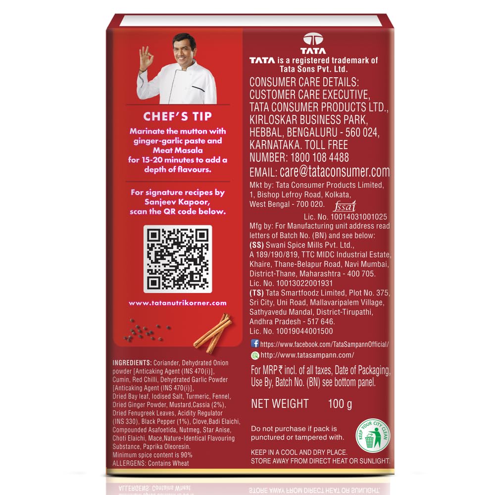 Tata Sampann Meat Masala with Natural Oils, 100g