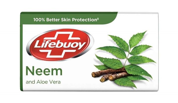 Lifebuoy Neem & Aloe Vera 100% Skin Protection Soap|| 100 g (Pack of 4)
