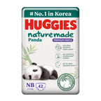 Huggies Naturemade Premium Ultra-thin Bamboo diapers Newborn 42pc,12hr lock