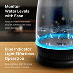 KENT Bliss Electric Kettle | 1500W Power & 1.5L Capacity | Cool Touch Exterior Body & SS 304 Inner Body | 5 Minutes Fast Boiling | Overheat & Dry Boiling Protection | LED Light Switch | Auto Shut-OFF