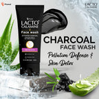 Lacto Calamine Charcoal Activates Face Wash Aloe Vera &amp; Tea Tree Extract for Deep Skin Detox