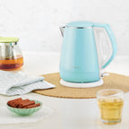 Havells Aqua Plus Electric Kettle 1.2 Litre, 1250 Watt | 304 Stainless Steel Inner Body | Cool Touch Body | Auto Shut-Off |Wider Mouth|2 Years Door Step Warranty by Havells (Blue)
