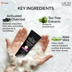 Lacto Calamine Charcoal Activates Face Wash Aloe Vera &amp; Tea Tree Extract for Deep Skin Detox