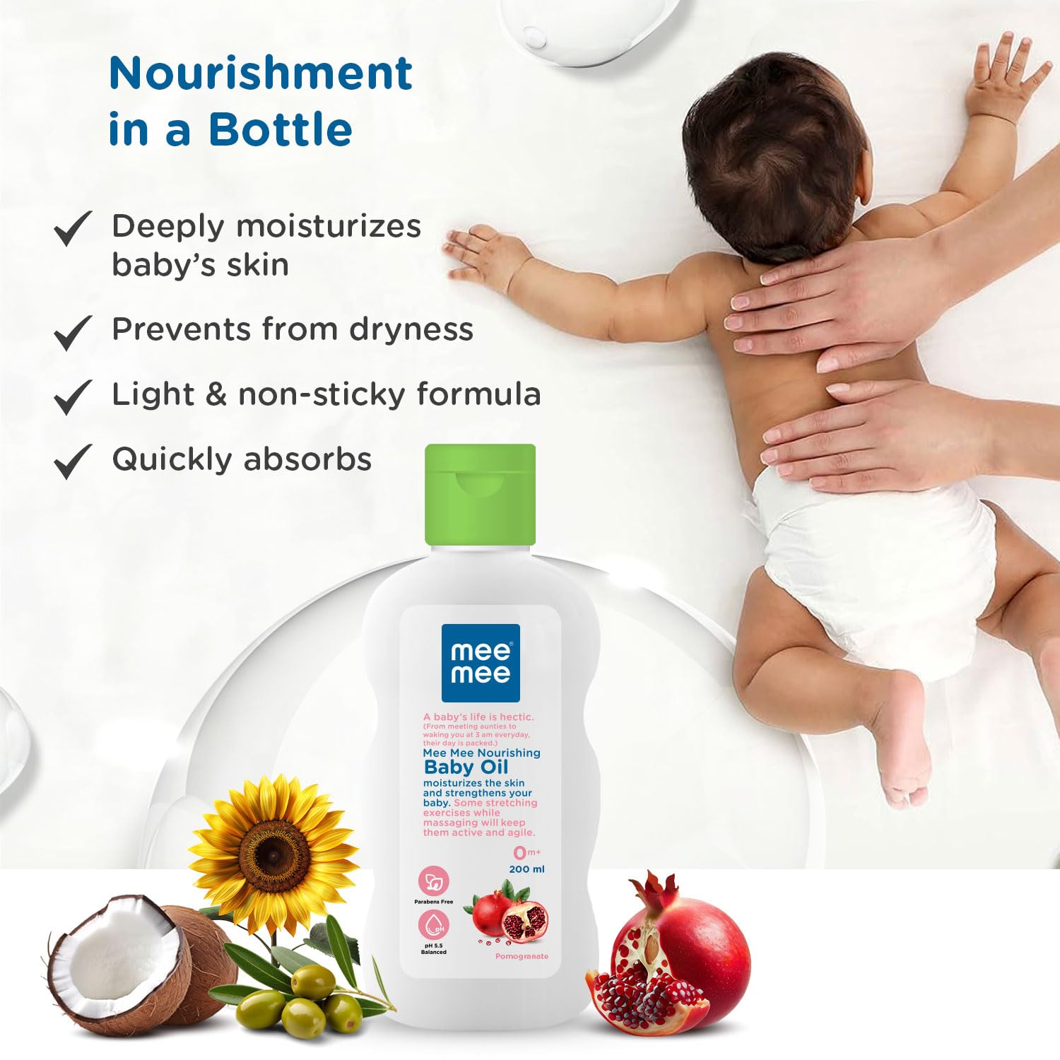 Mee Mee Baby Oil 200 ml