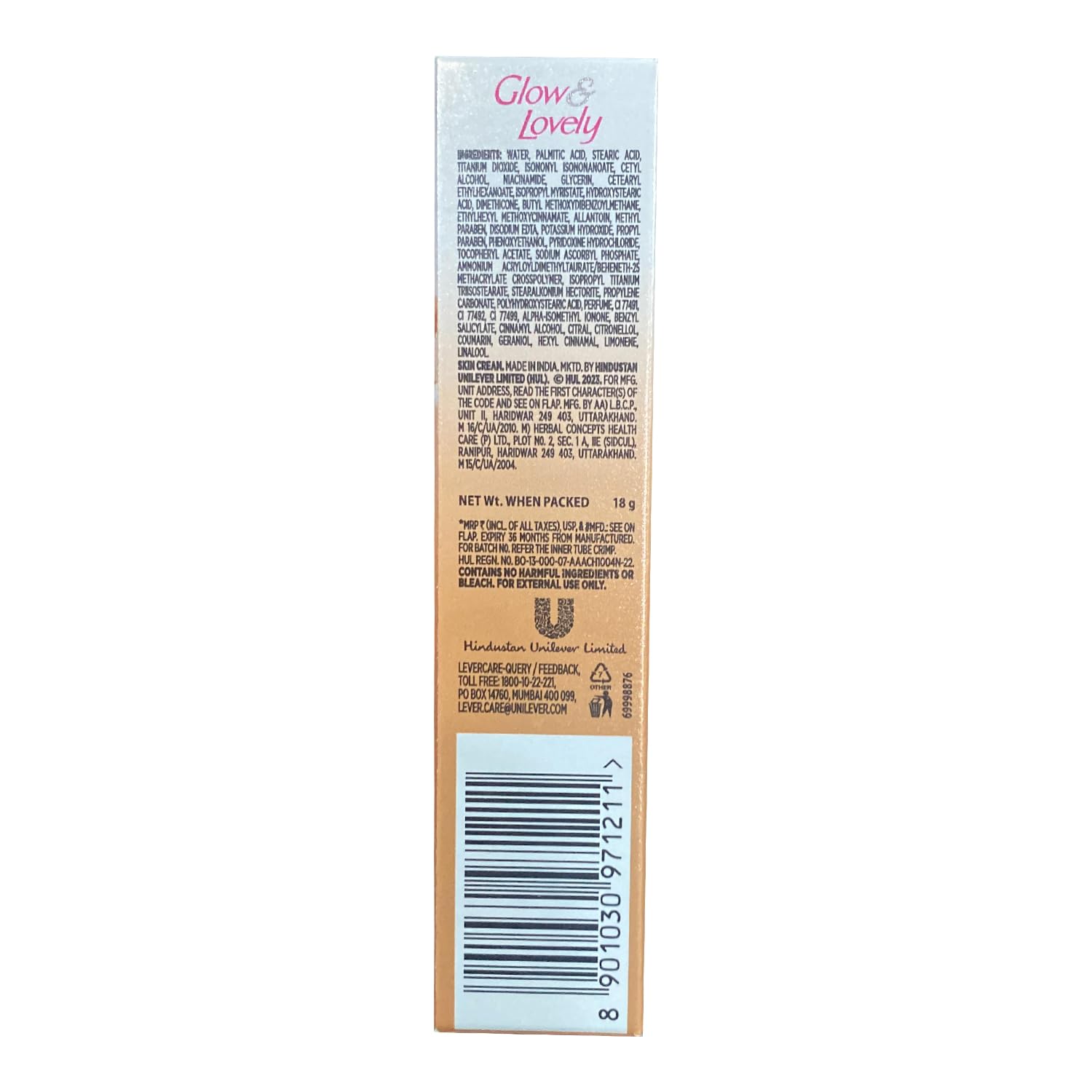 Fair & Lovely Bb Matte Full Coverage Foundation + Fairness Cream, 18G