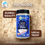 NutriOrg Instant Oats 400g | Organic & Gluten Free | High fibre & Protein Rich | Easy to Cook | Nutritional Breakfast