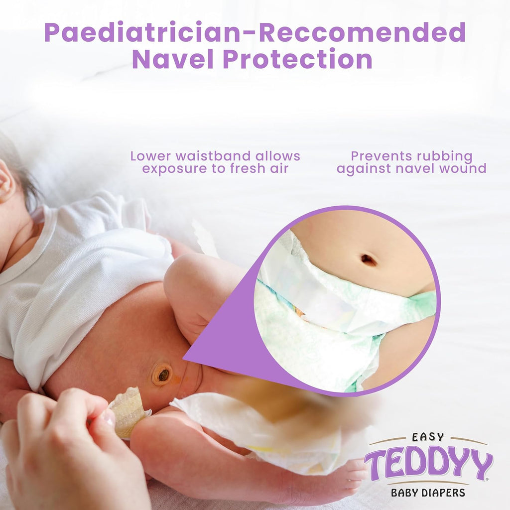 TEDDYY Easy Baby S Size Diaper Tape Style |66 Count (Small) | 3-8 kgs (Pack of 1)
