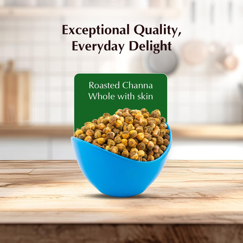 Vedaka Roasted Chana Whole With Skin | 1 Kg
