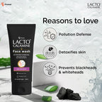 Lacto Calamine Charcoal Activates Face Wash Aloe Vera &amp; Tea Tree Extract for Deep Skin Detox