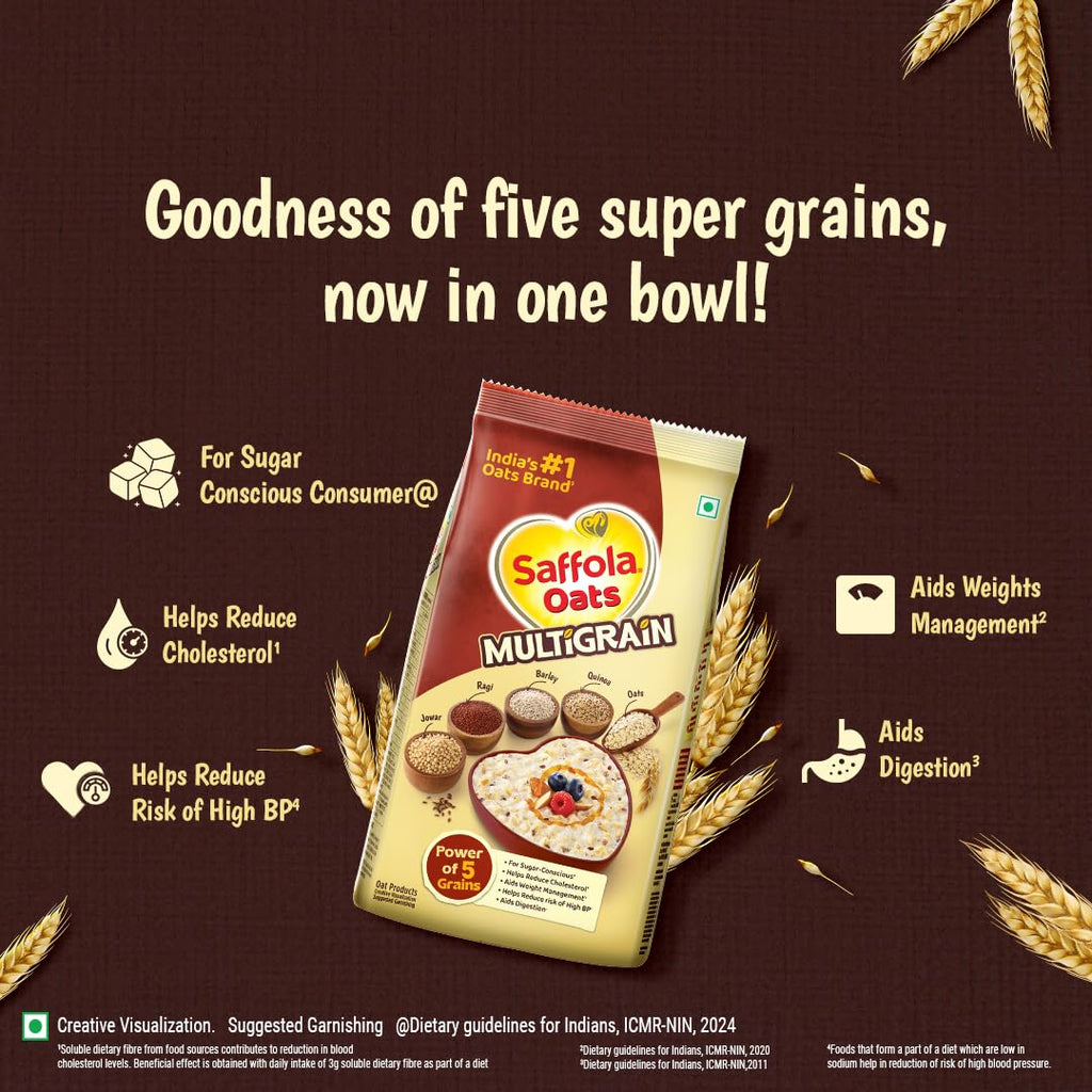 Saffola Oats Multigrain | 480g